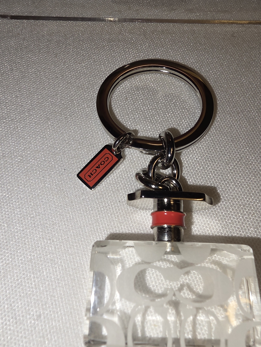 Coach LE Perfume Bottle Charm Keychain 92085 Very Rare - Picture 2 of 5